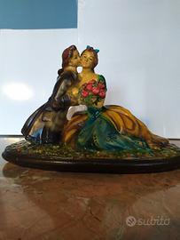 statua policroma in gesso