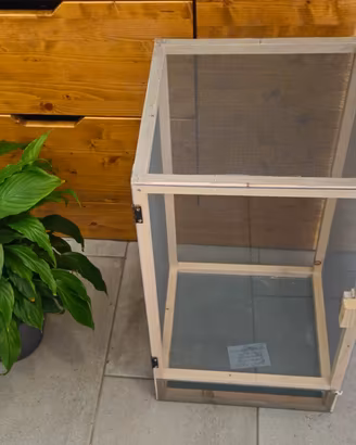 Teca terrario insetti stecco rettili 33 x33 x 60cm