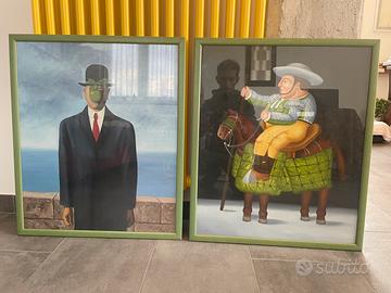 Quadro stampa olio poster design vintage decoro