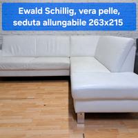 Divano  angolare in VERA PELLE Ewald Schillig  