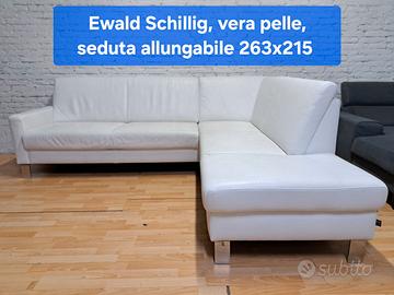 Divano  angolare in VERA PELLE Ewald Schillig  