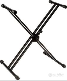 QUIK LOK QL/646 Robusto Supporto a X per Tastiera