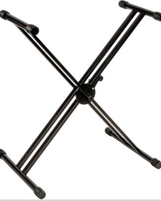 QUIK LOK QL/646 Robusto Supporto a X per Tastiera