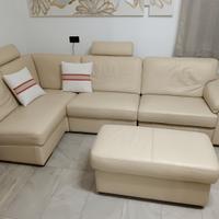 divano 3 posti Vera pelle