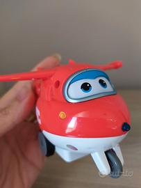 Aereo Super Wings - Aereo rosso Jett giocattolo