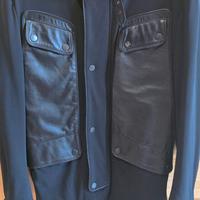 giubbotto belstaff pelle tessuto 