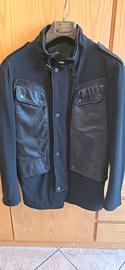 giubbotto belstaff pelle tessuto 