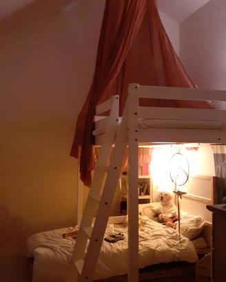 letto soppalco Storå ikea a una piazza e mezza