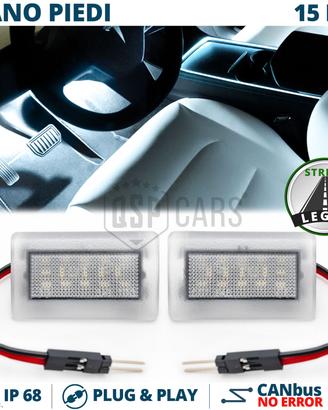 Luci LED Vano Piedi Per TESLA LED Interni Bianco