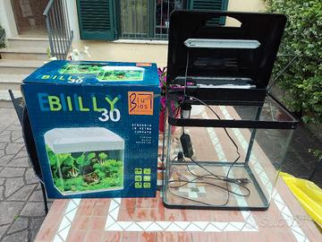 🐟 Acquario 30 litri Blubios Billy con filtro e LE