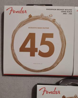 Corde per basso acustico Fender