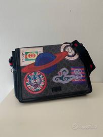 Borsa a tracolla Gucci GG Supreme Night Courier co