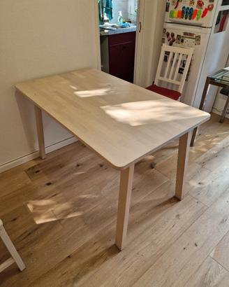 Tavolo in betulla 74x125