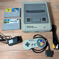 Super Famicom + giochi + joypad  SNES jap