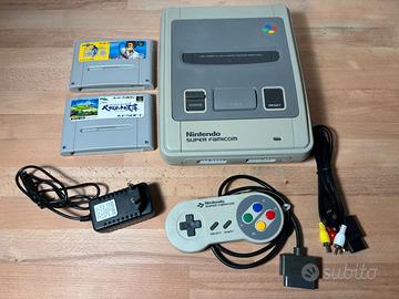 Super Famicom + giochi + joypad  SNES jap