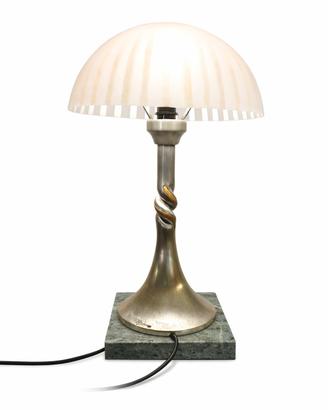 Lampada vintage Ottaviani argento 800 anni 70 desi