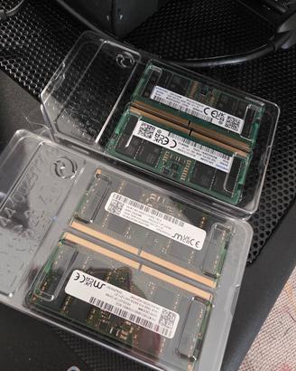 RAM 64GB (4x16GB) DDR5 6400 MT/s SODIMM nuovi