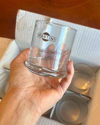 Set Bicchieri Martini vintage anni 70