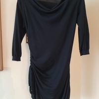 Abito blu in lana di Moschino