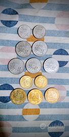 Francia, 1/2 Franco, 1 Franco, 10 e 20 Centesimi