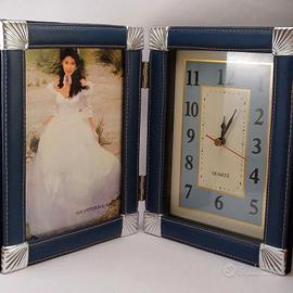 Portafoto 13x18cm / Orologio al quarzo da tavolo