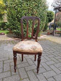 4 Sedie Luigi Filippo da restaurare 