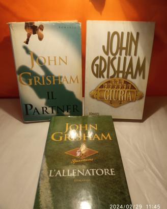 John Grisham 3libri 