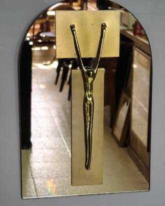 Cristo crocifisso Ottone – Specchio vintage