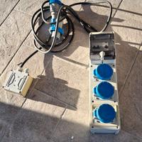 Quadro di cantiere a norma con certificato,