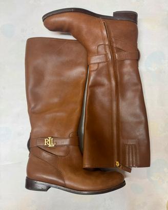 Stivali in pelle Lauren Ralph Lauren n. 36 (US 6B)