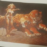 stampa su tela a" princess of Mars"