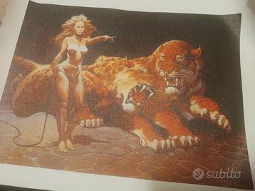 stampa su tela a" princess of Mars"