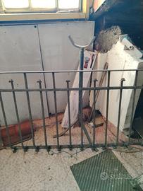 inferriata antica cm 160x cm90 altezza 