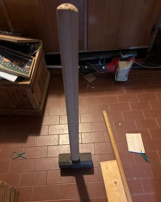 Mazzetta con manico in legno