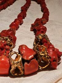 Collana corallo rosso Mediterraneo Torre del Greco