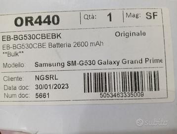 batteria semi nuova GALAXY SM-G530