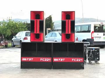 Sub Fbt Fc 100 con Woofer Rcf Lf21 x451