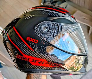 casco scrorpion carbon exo1400