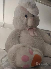 Peluche grande coniglio bianco