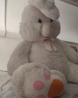 Peluche grande coniglio bianco