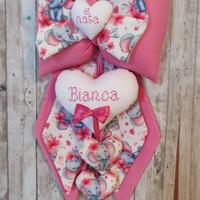 Fiocco nascita nome personalizzabile 