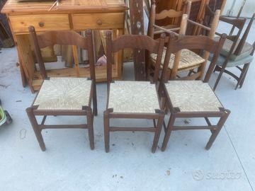 Sedie in legno
