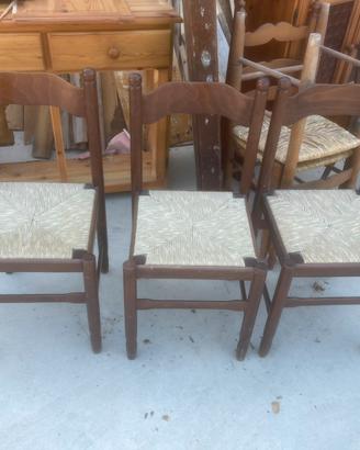 Sedie in legno