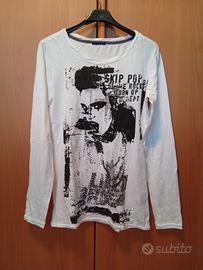 Maglia Sisley manica lunga – Grafica Rock/Grunge