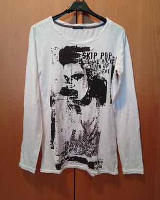 Maglia Sisley manica lunga – Grafica Rock/Grunge