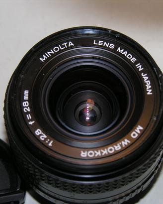 MINOLTA  MD W-ROKKOR  28/2,8 REVISIONATO