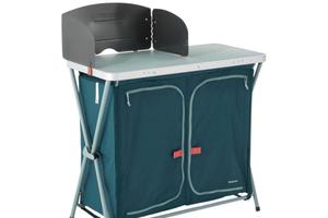 Quechua 500 folding camping kitchen cabinet