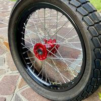 Kit flat dirt track ruote forcella impianto freno