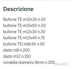 Bulloni  inox