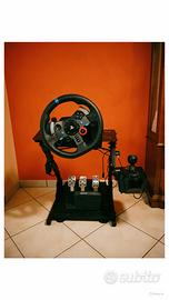 Logitech G29 PS4 PS5 PC + Cambio + Stand Completo